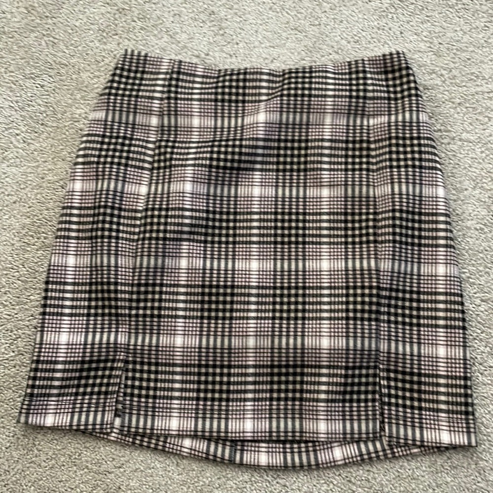Plaid Mini Skirt